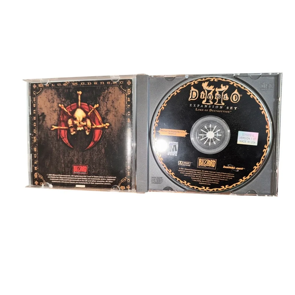 Diablo II 2 Lord of Destruction Expansion Set‎ PC Game Blizzard Complete